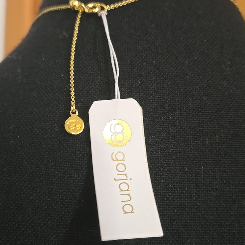Gorjana Delicate Gold Circle Pendant Necklace - Picture 3 of 9